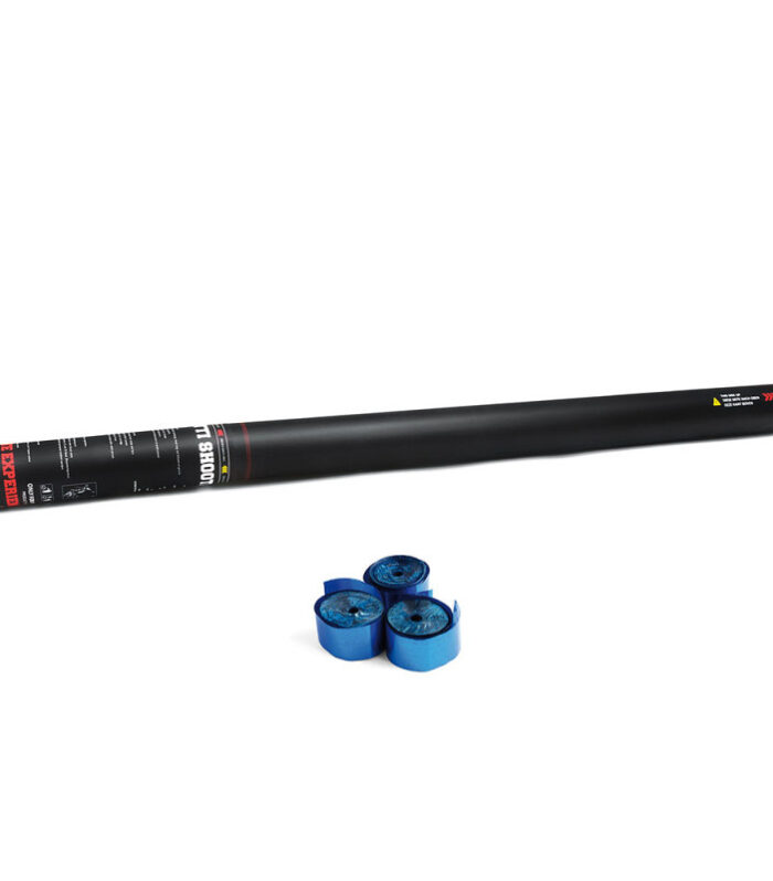 TCM FX - Kézi működtetésű Szalag Ágyú 80cm - Blue Metallic